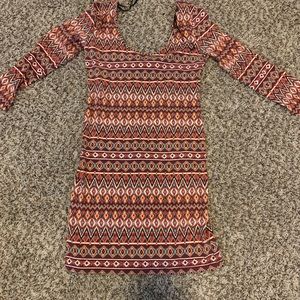 Aztec mini dress
